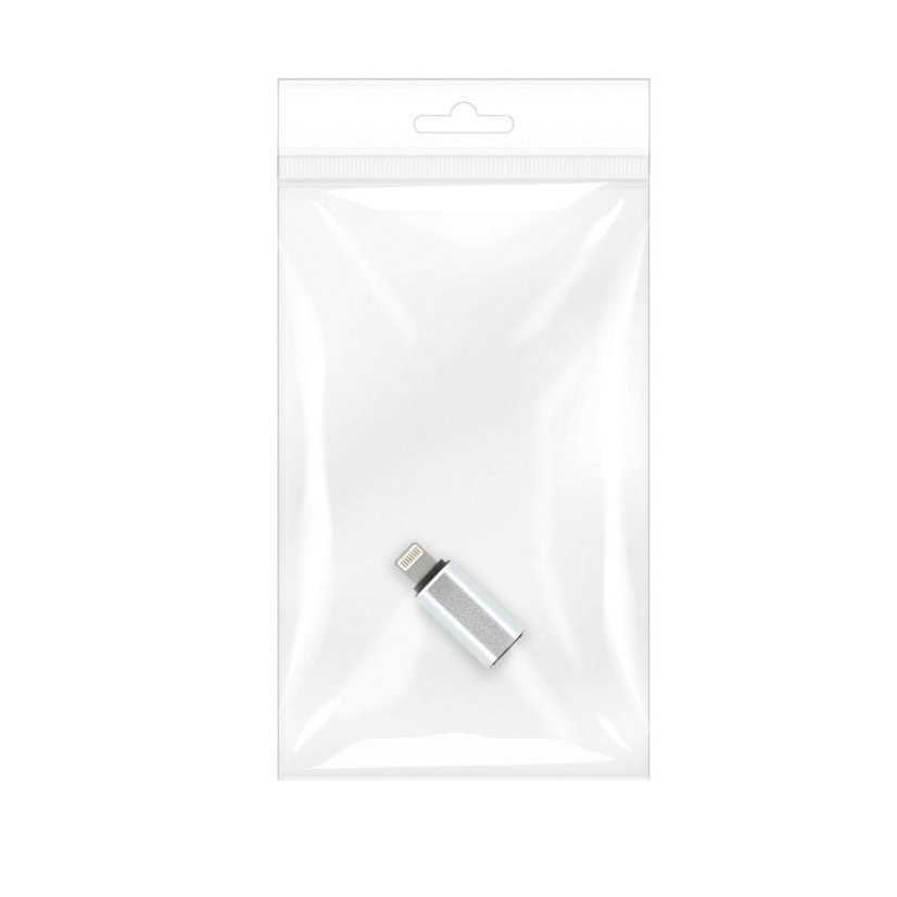 Adapter Type C (Female) to Lightning (Male) Silver