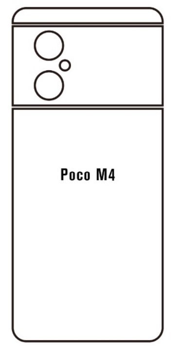 Hydrogel - zadná ochranná fólia - Xiaomi Poco M4 5G