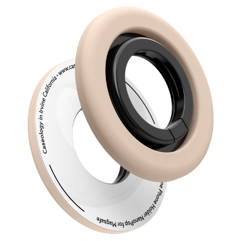 Spigen Nano Pop Magsafe Phone Ring kókusz Beige