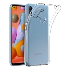 Kryt Case Samsung Galaxy A11 Silikónový kryt s hrúbkou 0,5 mm Priesvitný