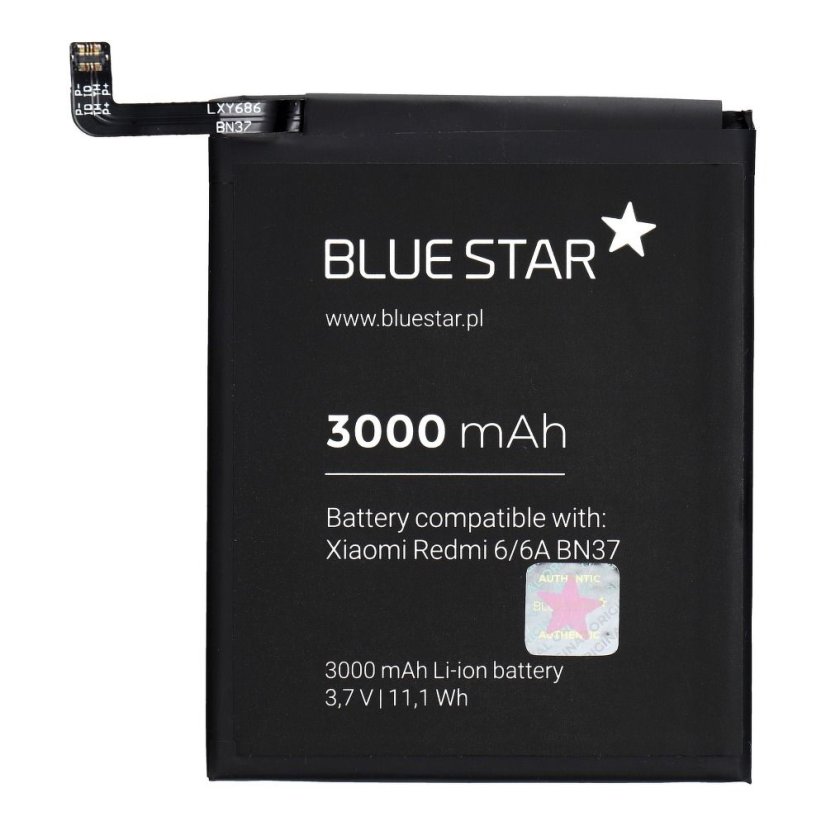 Akkumulátor Battery Xiaomi Redmi 6 / 6A (Bn37) 3000 mAh Blue Star
