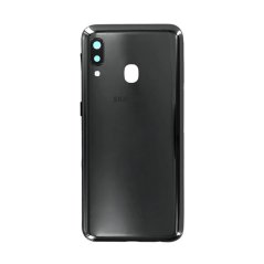 Samsung Galaxy A20e - Zadný kryt - čierny (náhradný diel) Samsung Galaxy A20e - Zadný kryt - čierny (náhradný diel)