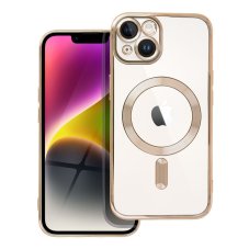 Kryt Case iPhone 14 Electro Mag Cover s MagSafe Gold