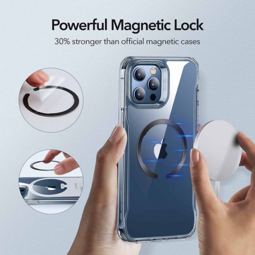 Kryt ESR Halolock Magsafe Universal Magnetic Ring Black & Silver