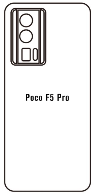 Hydrogel - zadná ochranná fólia - Xiaomi Poco F5 Pro