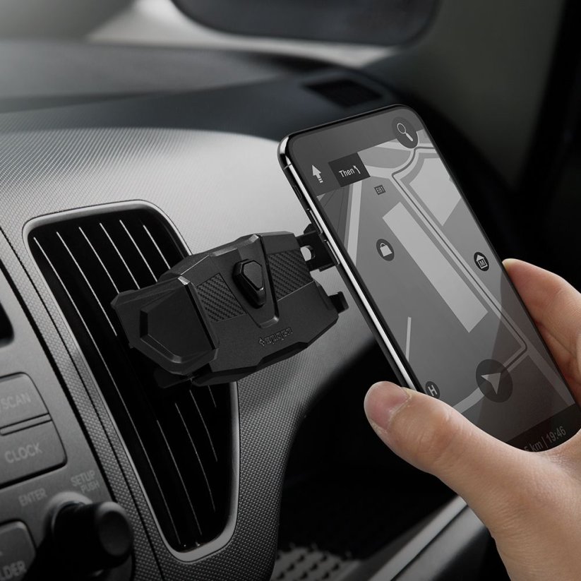 Držiak do auta Spigen Click.R Vent Car Mount Black