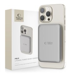 Externá batéria Tech-Protect Pb10 Lifemag Magsafe Power Bank 5000Mah Titanium Externá batéria Tech-Protect Pb10 Lifemag Magsafe Power Bank 5000Mah Titanium