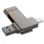 Pamäťová karta Pendrive 128Gb USB 3.2 (USB A + USB C) Hoco Ud15 Gray
