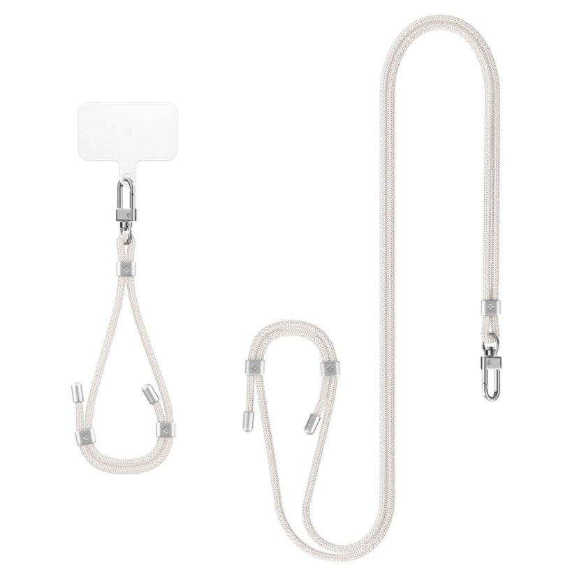 Tok Spigen univerzális óraszíjkészlet Crossbody & Wrist Pearl White