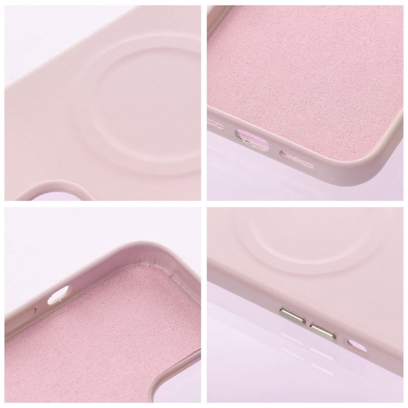 Kryt Roar Leather Mag Case - iPhone 15  Hot Pink