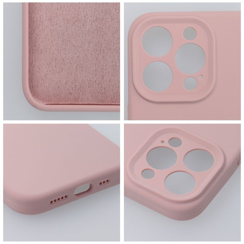 Kryt Case Silicone 2mm iPhone 12 Sand Pink