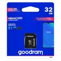 Pamäťová karta Goodram Memory Card Microsd 32Gb 100Mb/S Class 10 Uhs I With Adapter Sd