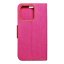 Kryt Canvas Book Case iPhone 13 Pro Pink