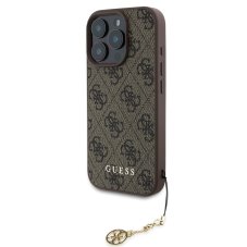Guess 4G Charm zadný kryt pre iPhone 16 Pro Tone on Tone Brown Guess 4G Charm zadný kryt pre iPhone 16 Pro Tone on Tone Brown
