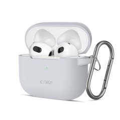 Kryt Tech-Protect Silicone Hook Apple Airpods 3 Crayon Grey Kryt Tech-Protect Silicone Hook Apple Airpods 3 Crayon Grey