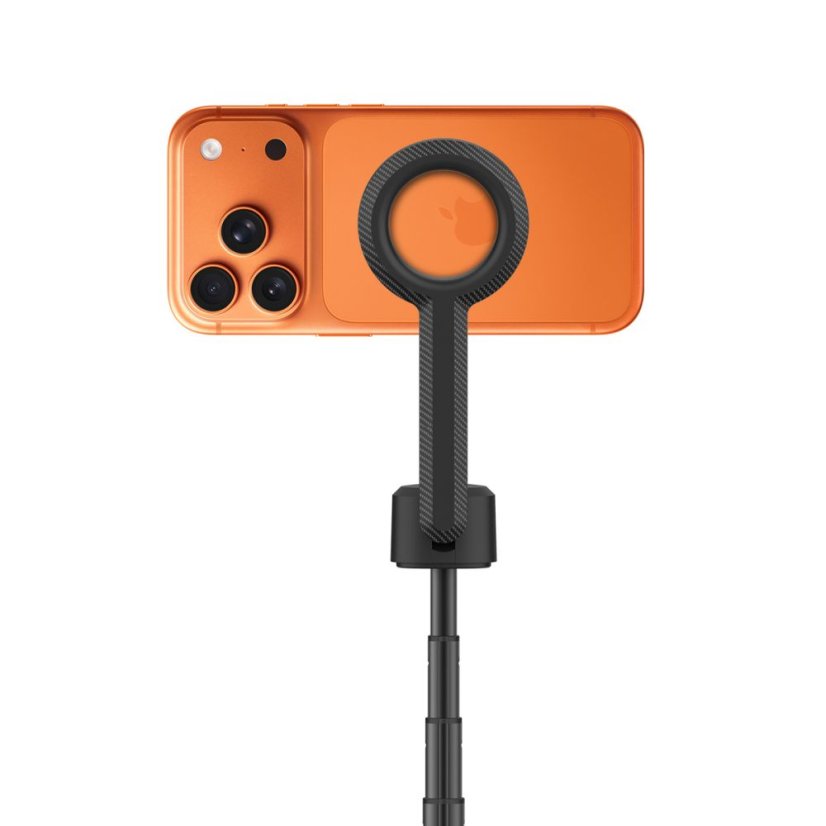 Selfie tyč Tech-Protect L10S Magsafe Bluetooth Selfie Stick Tripod Black/Orange