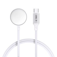 Kábel Tech-Protect Mc02 Ultraboost Magnetic Charger Type-C Cable 100cm Apple Watch White