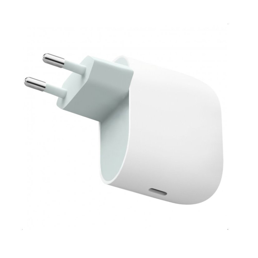 GA05732 Google USB-C 45W-os utazási töltő fehér színben