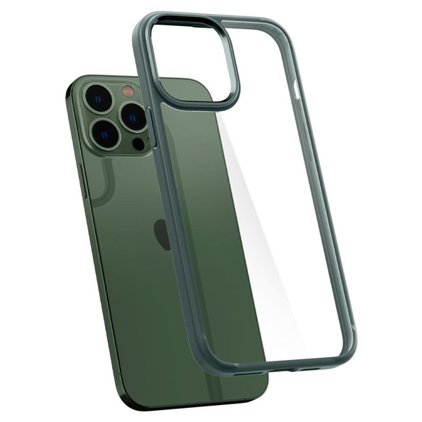 Kryt Spigen Ultra Hybrid iPhone 13 Pro Midnight Green