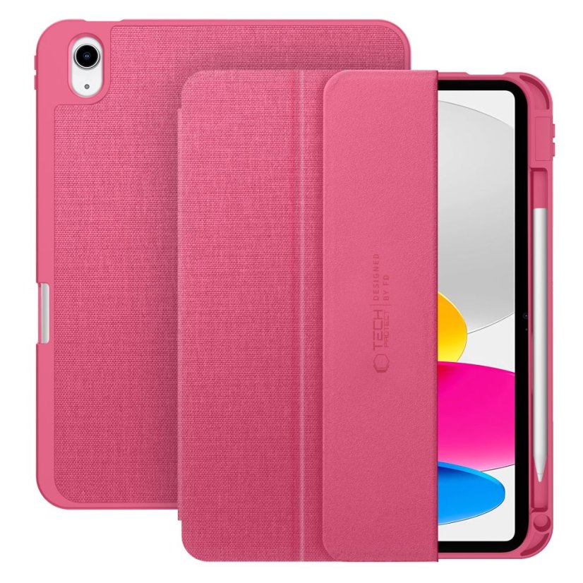 Kryt Tech-Protect SC Pen Canvas iPad 10.9” 10 / 2022 / 11” 11 / 2025 Magenta Bloom