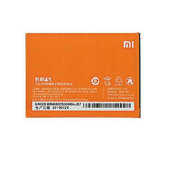 BM45 Xiaomi Redmi Note 2 Batéria 3060mAh (Bulk)