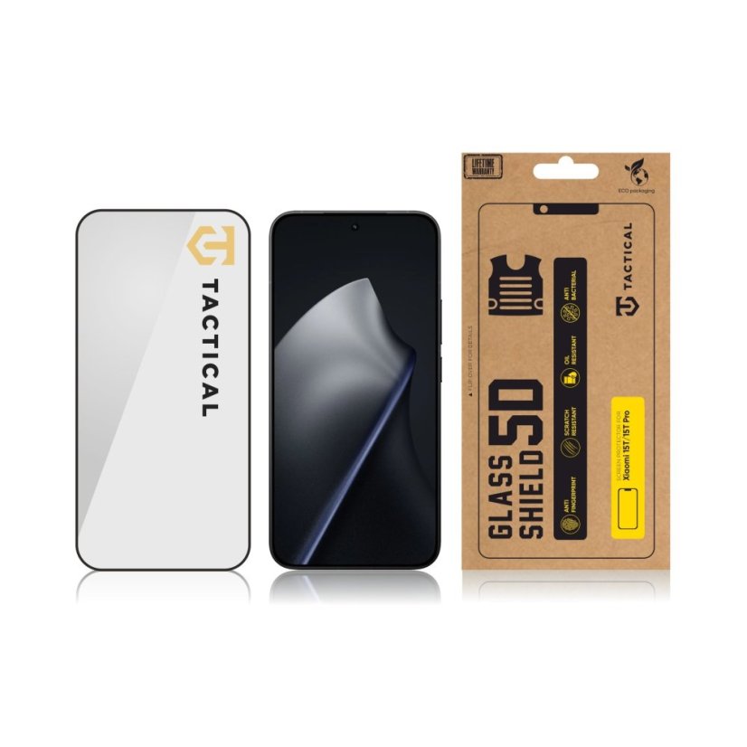 Tactical Glass Shield 5D sklo pre Xiaomi 15T/15T Pro Black