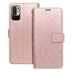 Kryt Mezzo Book Case Xiaomi Redmi Note 10 5G / Poco M3 Pro / Poco M3 Pro 5G Mandala Rose Gold
