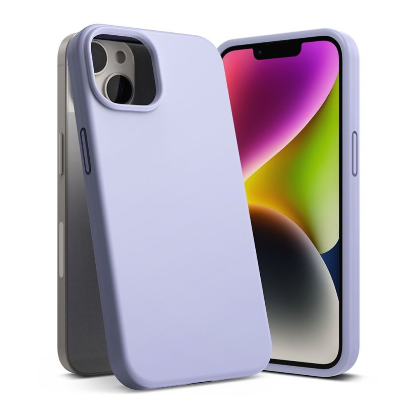 Kryt Ringke Silicone iPhone 14 Plus / 15 Plus Lavender