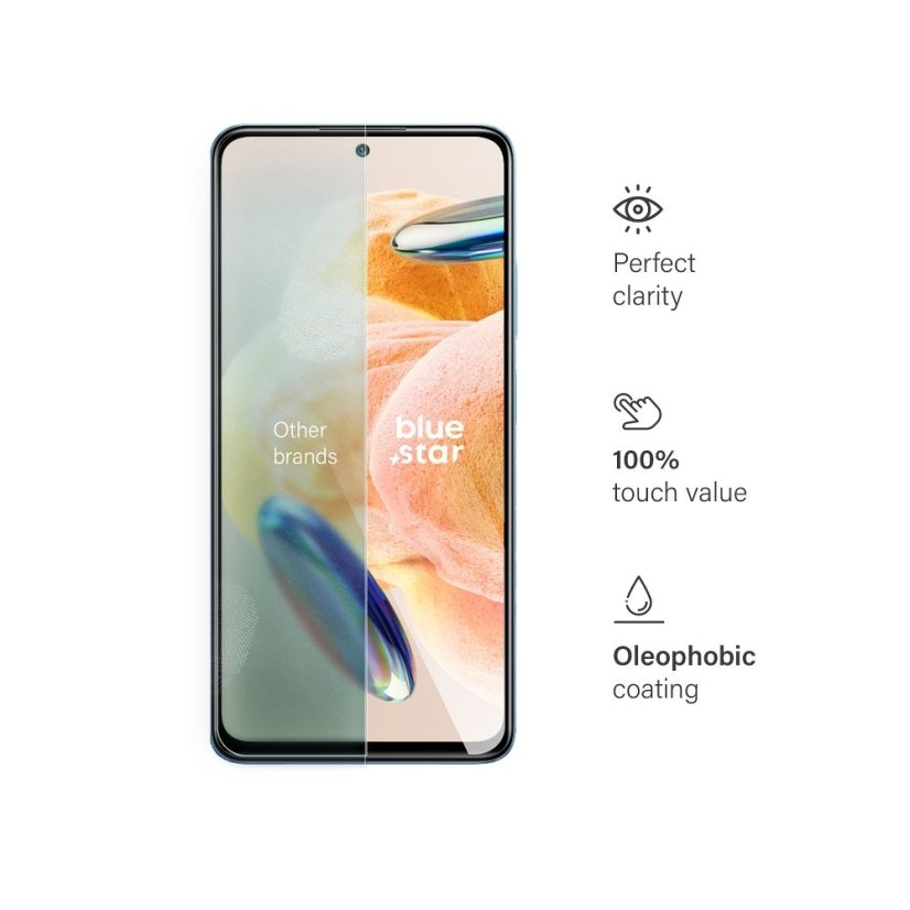 Edzett védőüveg to Xiaomi Redmi Note 12 Pro Blue Star