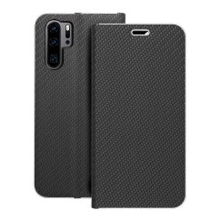 Kryt Luna Book Carbon Huawei P30 Pro Black