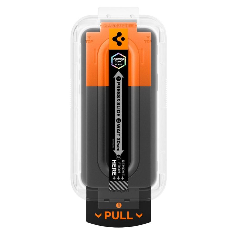 edzett védőüveg Spigen Glas.Tr "Ez Fit Pro Ac" iPhone 16 Pro Max / 17 Pro Max átlátszó