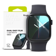 Ochranná fólia Ringke Dual Easy 3-Pack Apple Watch 10 (42 mm) Clear Ochranná fólia Ringke Dual Easy 3-Pack Apple Watch 10 (42 mm) Clear