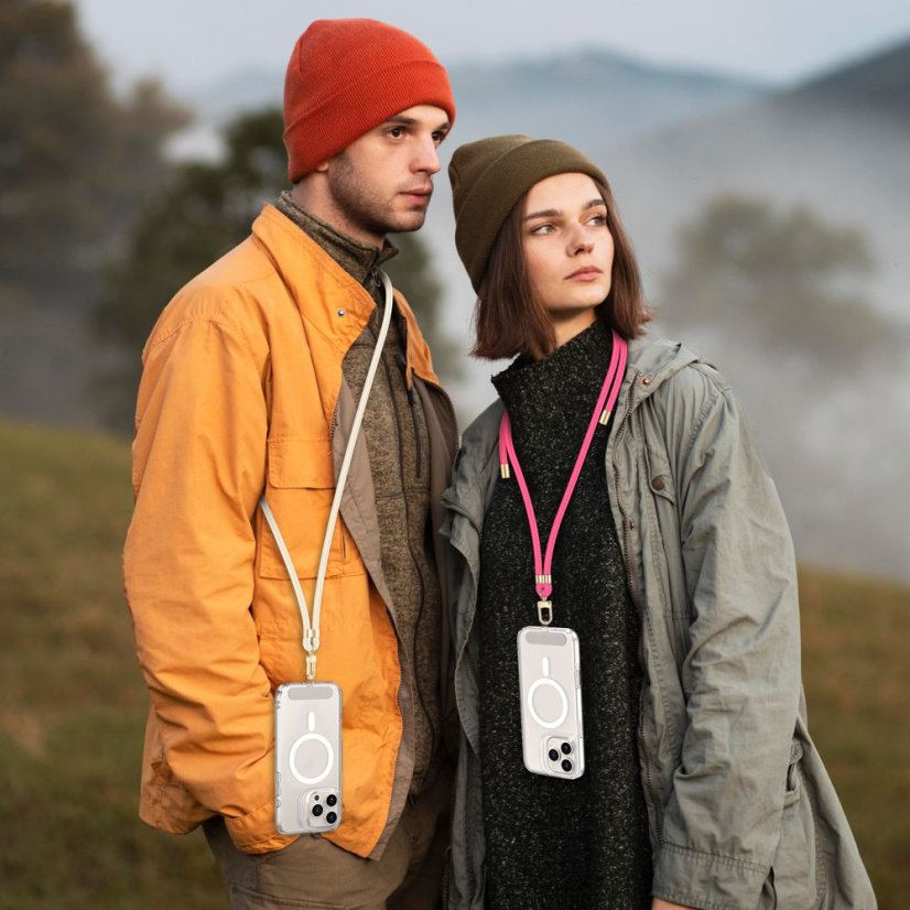 Tok Tech-Protect C7S kötél keresztóraszíj Hot Pink/Gold