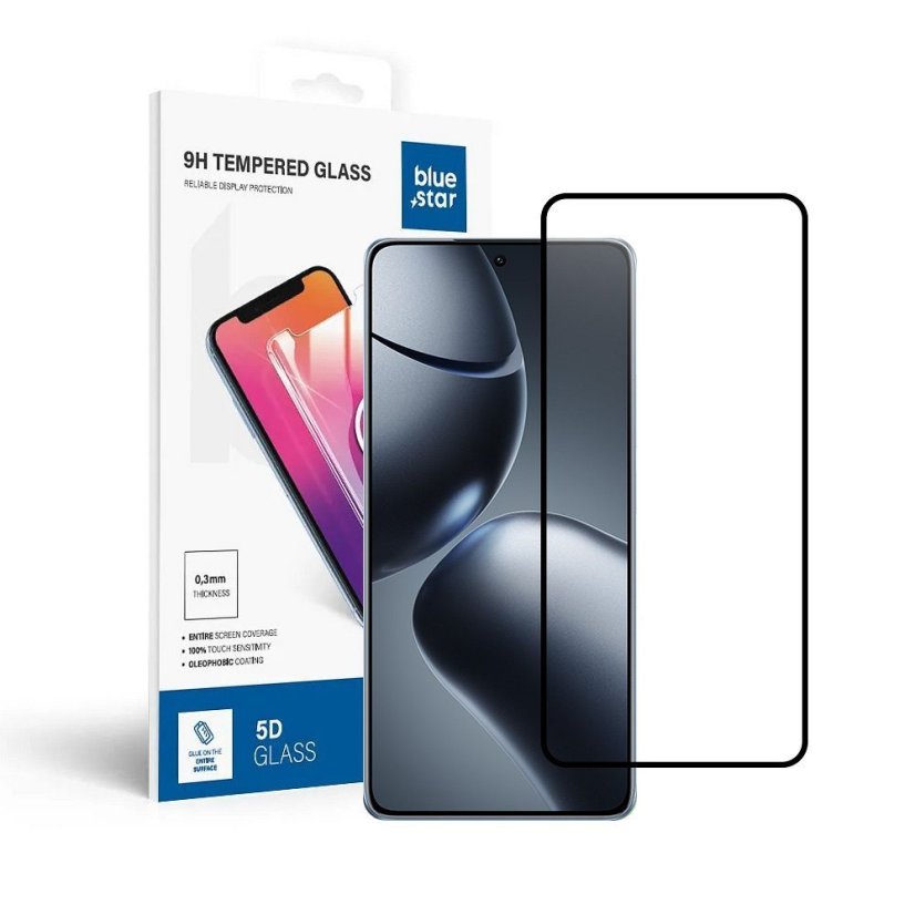 Ochranné tvrdené sklo to Xiaomi 14T Pro Blue Star 5D Black