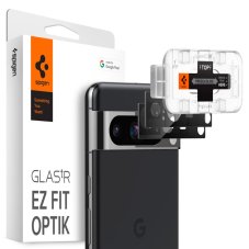 Ochranné sklo zadnej kamery Spigen Optik.Tr ”Ez Fit” Camera Protector 2-Pack Google Pixel 8 Black Ochranné sklo zadnej kamery Spigen Optik.Tr ”Ez Fit” Camera Protector 2-Pack Google Pixel 8 Black