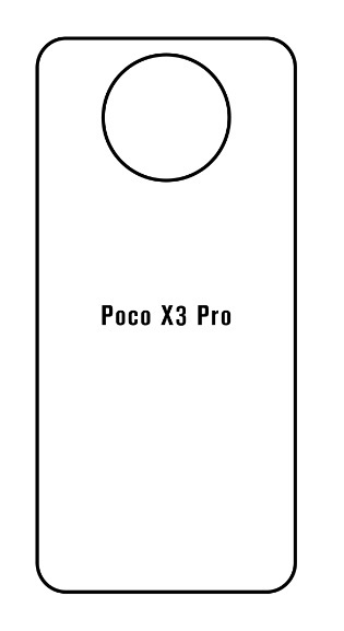 Hydrogel - zadná ochranná fólia - Xiaomi Poco X3 Pro