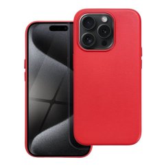 Kryt Leather Mag Cover Case iPhone 15 Pro Red