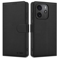 Kryt Tech-Protect Wallet Xiaomi Redmi Note 14 4G / LTE Matte Black Kryt Tech-Protect Wallet Xiaomi Redmi Note 14 4G / LTE Matte Black