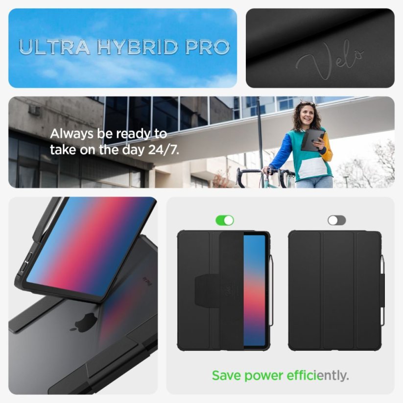Kryt Spigen Ultra Hybrid ”Pro” iPad Air 13 2024 Black