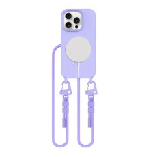 Kryt Tech-Protect Magnecklace Magsafe iPhone 15 Pro Lavender