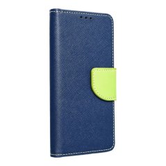 Kryt Fancy Book Realme 8i tmavomodrý / žltý limetkový Kryt Fancy Book Realme 8i tmavomodrý / žltý limetkový