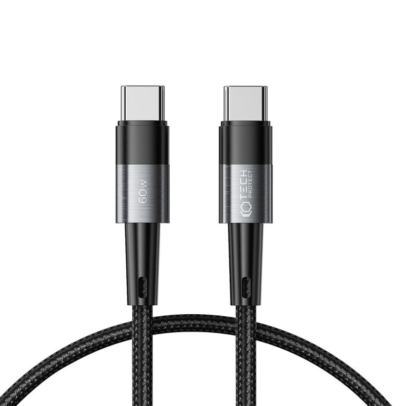 Kábel Tech-Protect Ultraboost Type-C Cable PD60W/3A 50cm Grey
