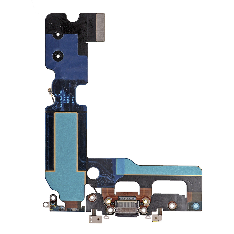 iPhone 7 Plus - Fekete töltőcsatlakozó + hajlékony kábel mikrofonnal