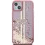 Kryt Original Faceplate Case Guess Guhcp15Slfcsegp iPhone 15 (Liquid Glitter Gold Stripes / Pink)