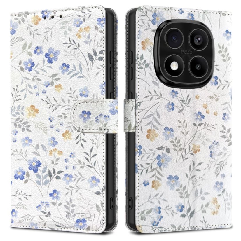 Kryt Tech-Protect Wallet Xiaomi Redmi Note 14 Pro 5G / Pro+ Plus 5G / Poco X7 5G Spring Flowers