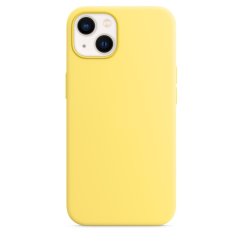 iPhone 13 mini Silicone Case s MagSafe - Lemon Zest design (žltý)