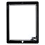 Apple iPad 2 - dotyková plocha, sklo (digitizér) originál - čierna