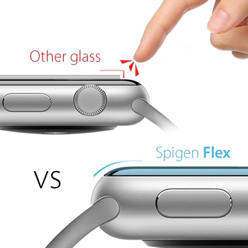 Ochranná fólia Spigen Neo Flex 3-Pack Apple Watch 4 / 5 / 6 / 7 / 8 / 9 / SE (40 / 41 mm) Clear