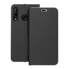 Tok Flip Case Huawei P30 Lite LUNA Book Carbon Case Black