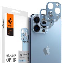 Ochranné sklo zadnej kamery Spigen Optik.Tr Camera Protector 2-Pack iPhone 13 Pro / 13 Pro Max Sierra Blue